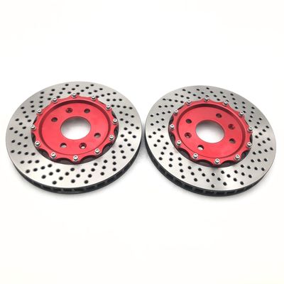 HT250 Drilled Brake Rotor J hook Disc Brake Rotor 355*32mm