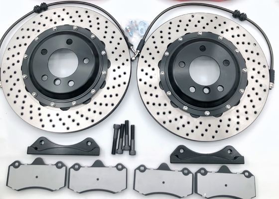 Non Floating Red 6 Pot Brake Kit With 362*32mm Front Disc Brake Kit