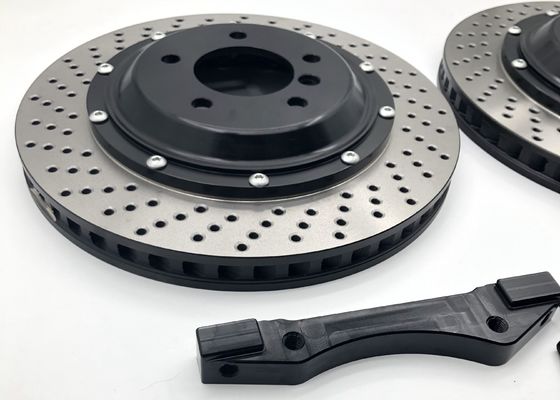 Jekit Car Drilled Brake Disc Front 330*28mm Brake Disc Bracket