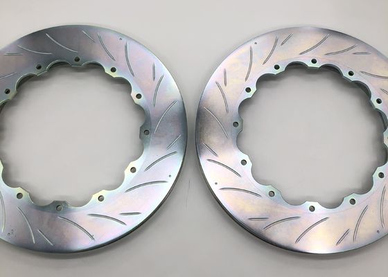 Car Front Cast Iron Brake Disc Grooved 285*24mm Salix Leaf