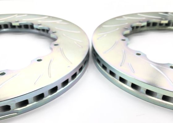 Car Front Cast Iron Brake Disc Grooved 285*24mm Salix Leaf