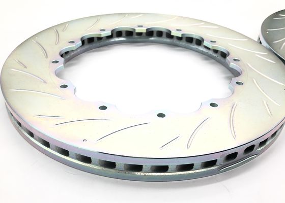 Car Front Cast Iron Brake Disc Grooved 285*24mm Salix Leaf