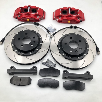 E30 4 Pot Brake Caliper 330x28 Iron Disc And Aluminum Bell