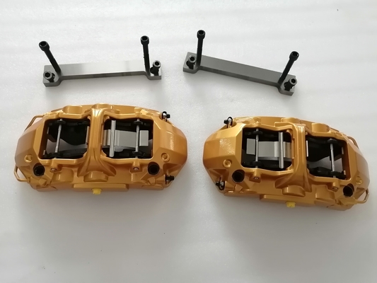 Golden GT6 Calipers And Pads With Brackets For Nissan R35 Front