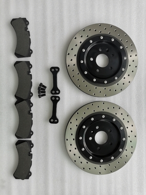 Car Brake Rear Enlarged Disc 324*10mm Bracket GT6 Backup Pads