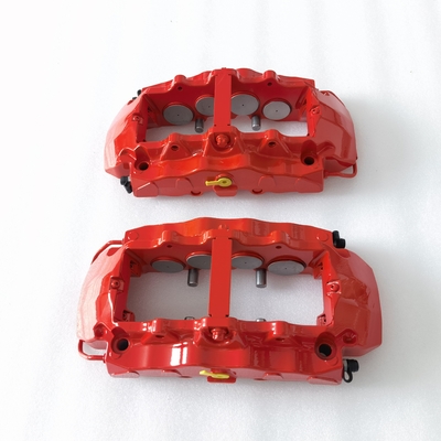 Cast Iron 8 Pot Brakes Calipers 362*32mm Drilled Slot Disc For Audi S3 Rim 19