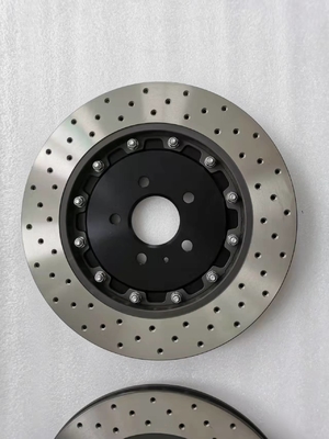 Rear Enlarged Car Brake Disc 370*22mm Black Bell For BMW G38