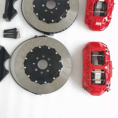 38.1mm 6 Pot Brake Kit Brembo Caliper 345*32mm Disc J Hook For Abarth