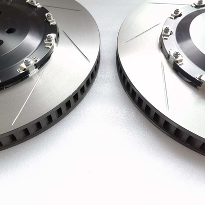 8 Slots Cast Iron Brake Disc 410*36mm Floating Center For Audi RS6