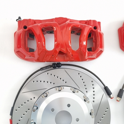 8 Pots BM8 Brake Caliper With 410*36mm Drilled Slotted Disc Fit For Infiniti G37X