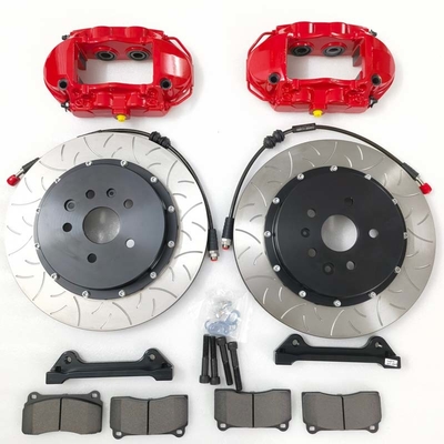 Aluminum 4 Pot Brake Caliper 355*28mm Dragon Slot Disc For Toyota MK4