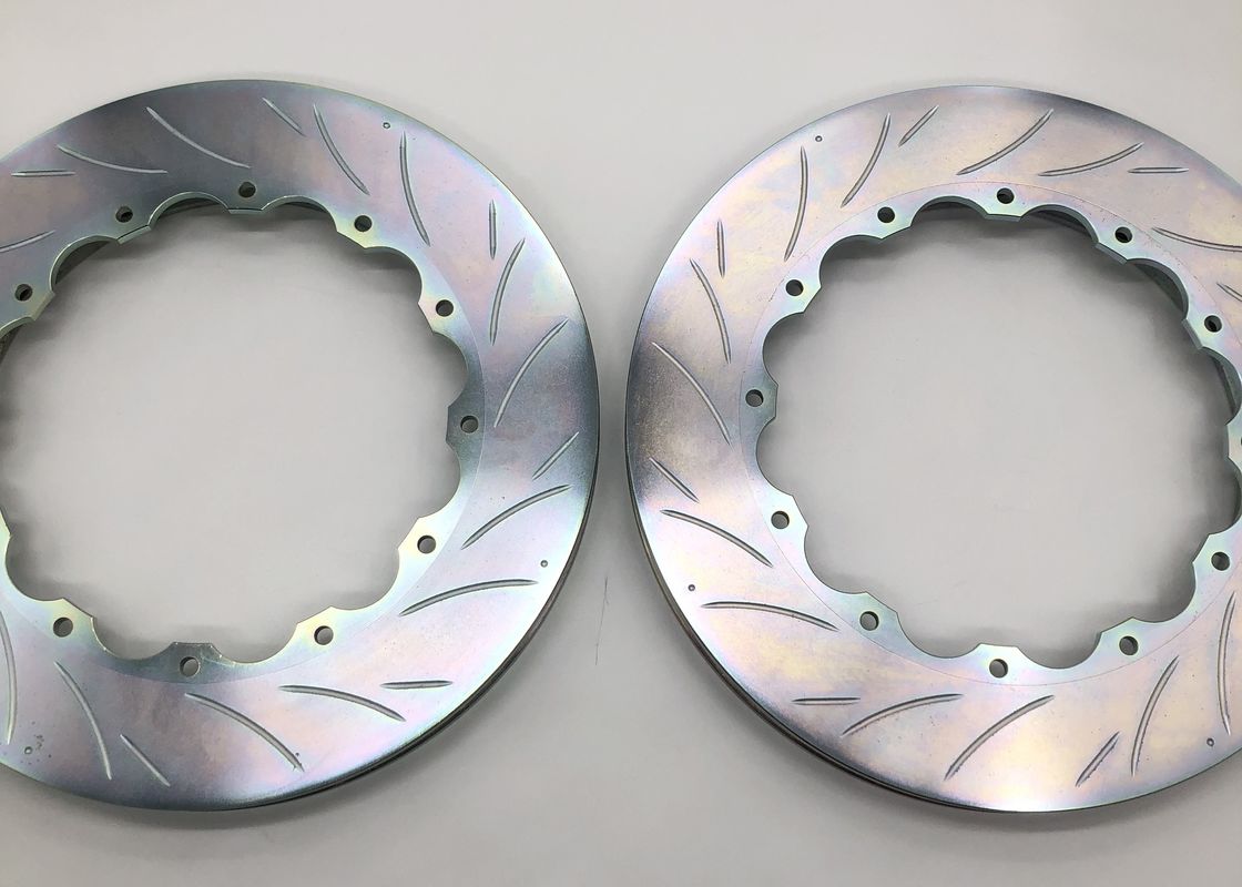 Car Front Cast Iron Brake Disc Grooved 285*24mm Salix Leaf