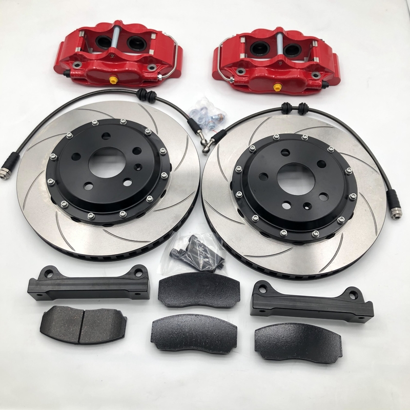 E30 4 Pot Brake Caliper 330x28 Iron Disc And Aluminum Bell