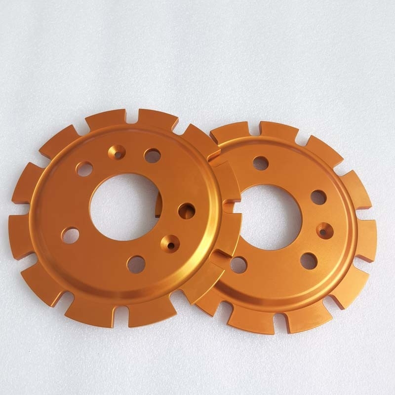 TS16949 Brake Disc Bell Orange Aluminum Center Cap For 330*28mm Brake Disc